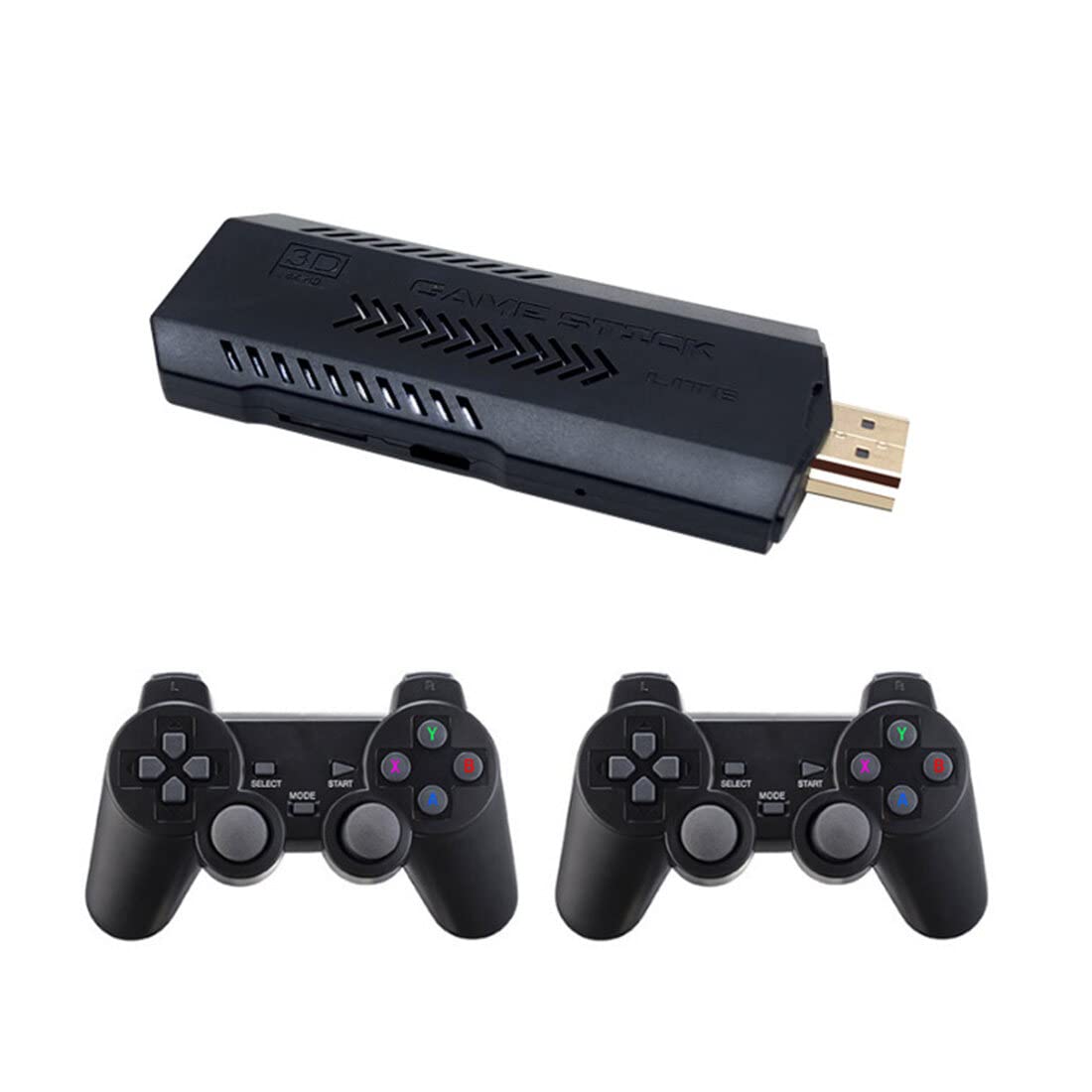 4K HD Retro Game Console with 2 Wireless Controllers, 64GB T260
