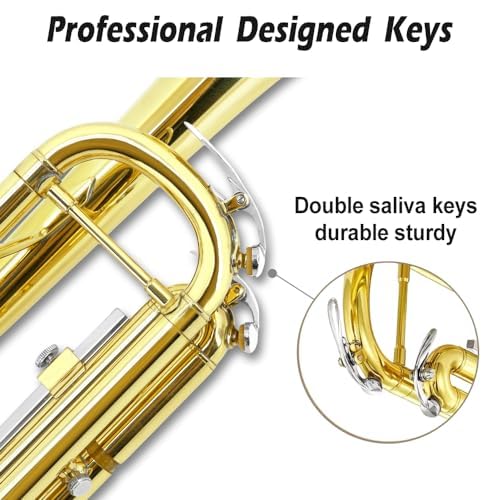 Bb Standard Trumpet Set with Hard Case, 7C Mouthpiece P526477