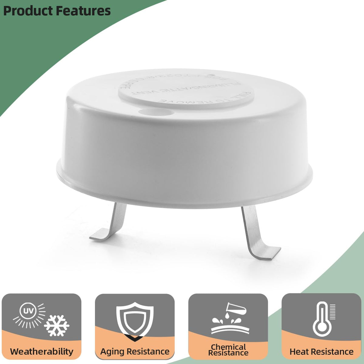 2 Pcs RV Roof Vent Cap U5633