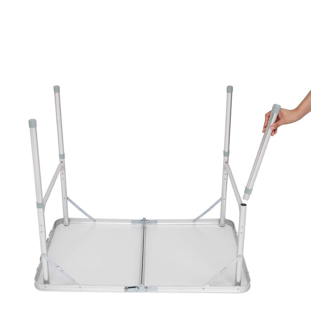 3FT Aluminum Folding Table with Carrying Handle U1172
