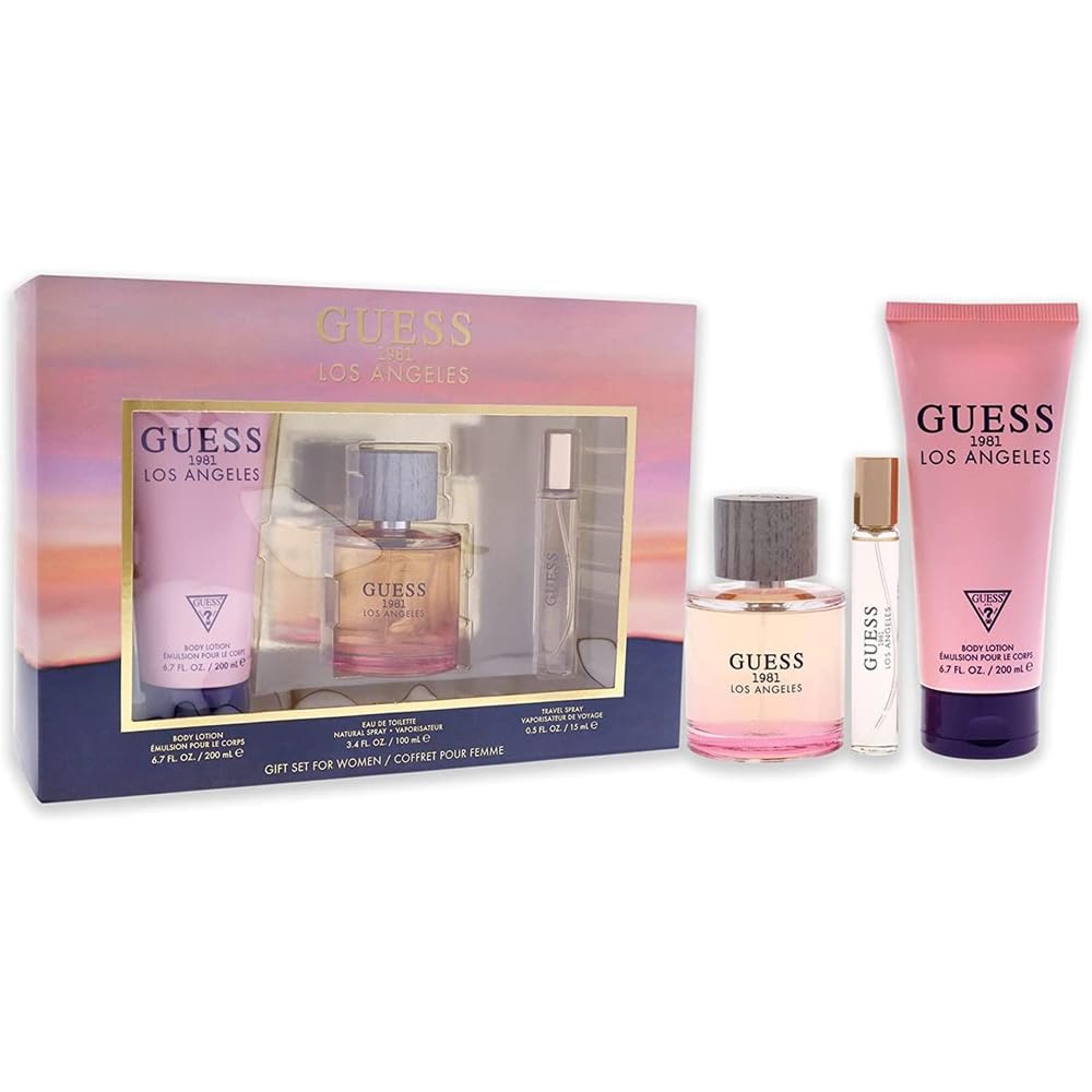 3 Pc Gift Set 3.4 oz EDT Spray 0.5 oz EDT Spray 6.7 oz Body Lotion F1747