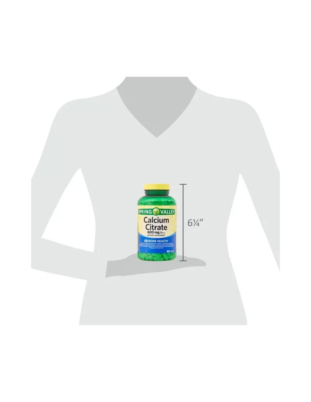 Calcium Citrate 600 mg 300 Tablets S78434