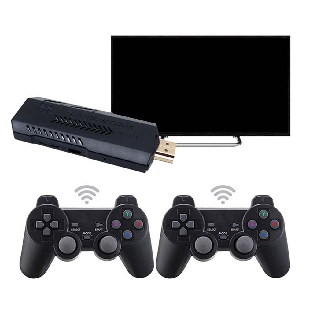 4K HD Retro Game Console with 2 Wireless Controllers, 64GB T260