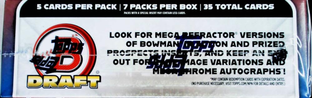 2025 Bowman Draft Baseball Mega Box 35 Cards V3673