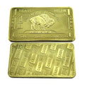 1 oz .999 Fine Brass Bullion Bar Ingot S306573