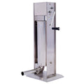 7L Stainless Steel Vertical Sausage Stuffer with 4 Stuffing Tubes H63895