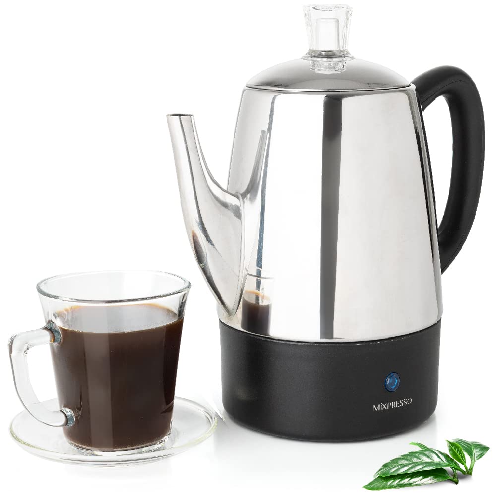 10 Cup Stainless Steel Electric Percolator Coffee Pot Y5283