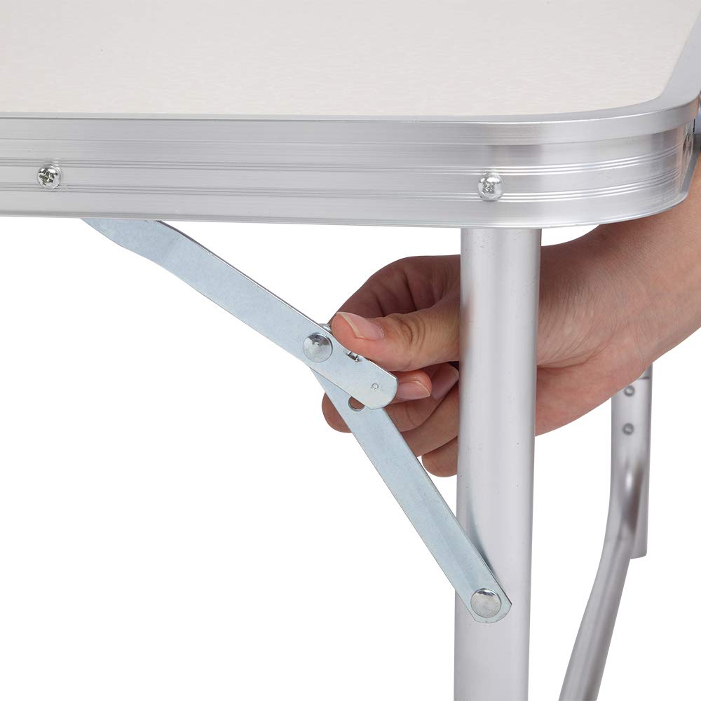 3FT Aluminum Folding Table with Carrying Handle U1172