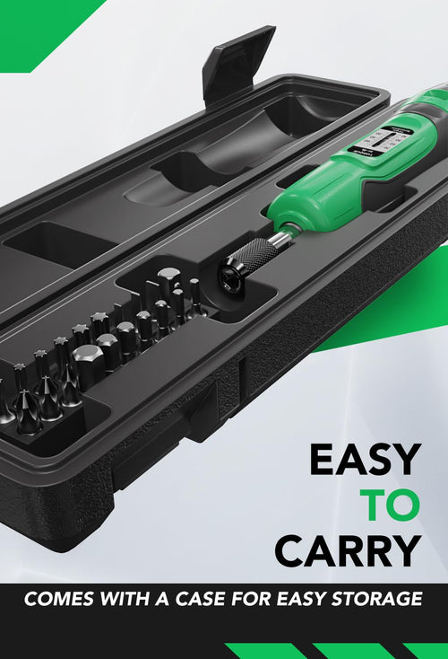 1/4" Drive 10-70 Inch Pounds 20 Pcs Torque Screwdriver Set P23822