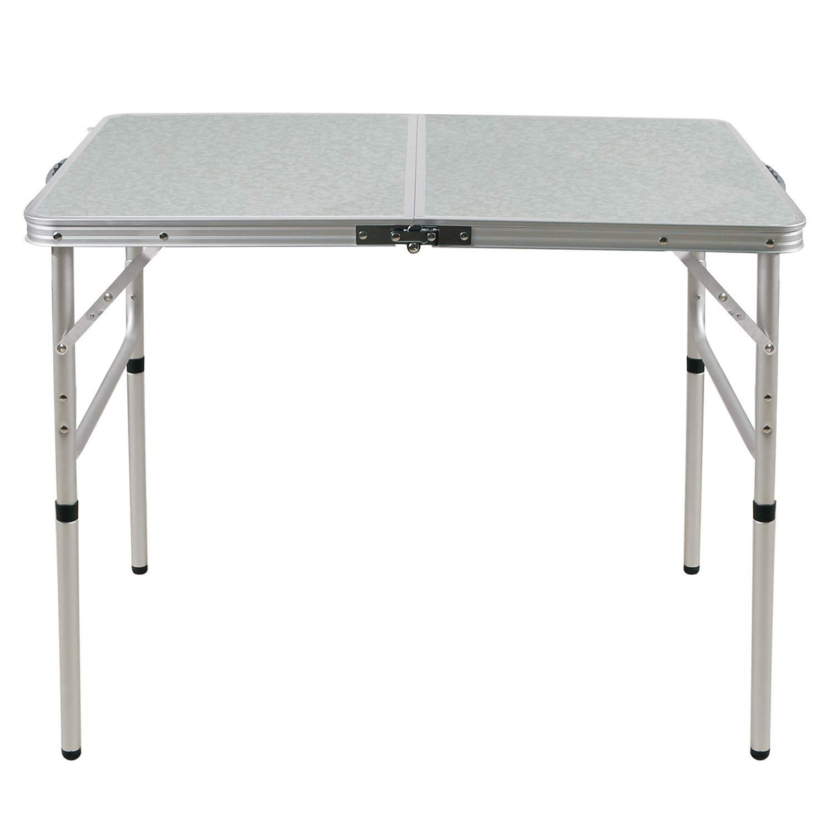 Lightweight Portable Aluminum Folding Camping Table with Adjustable Legs K71309