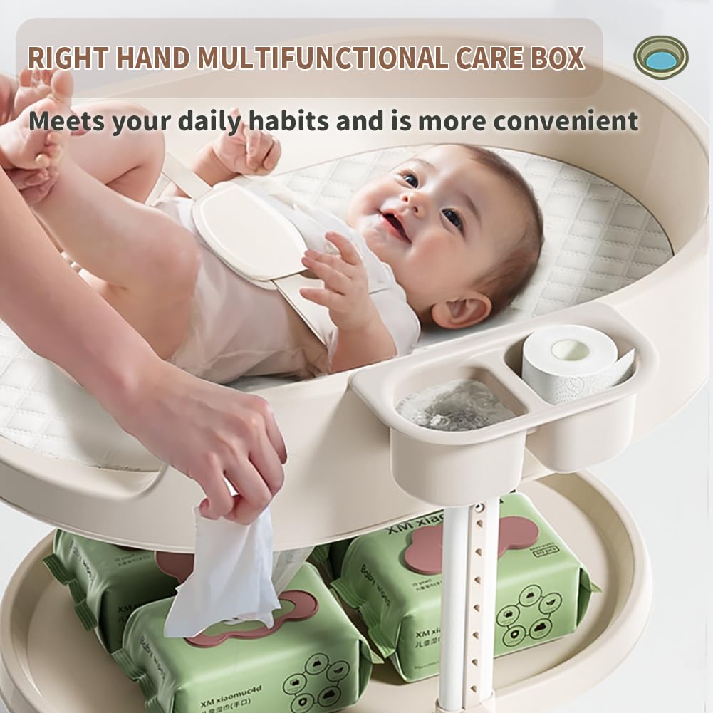 Portable Baby Diaper Changing Station with Storage Drawers F983