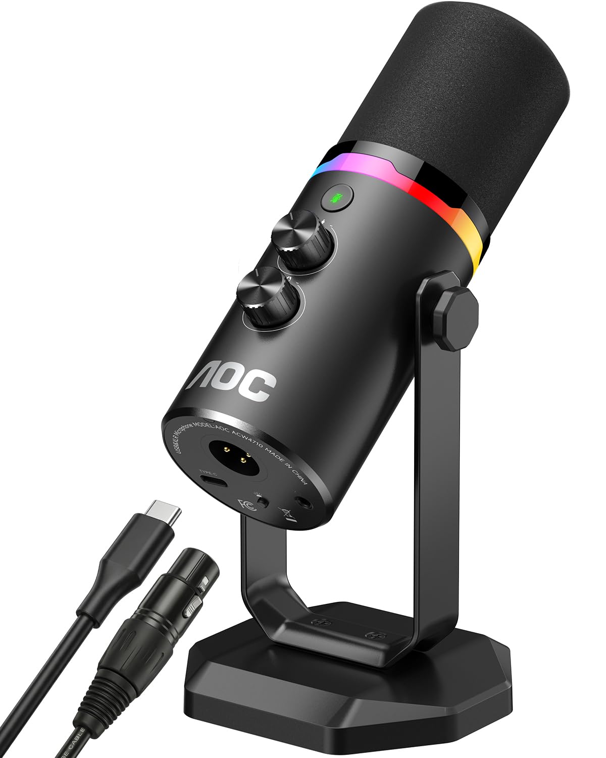 USB/XLR Dynamic Microphone with Desk Stand Z641