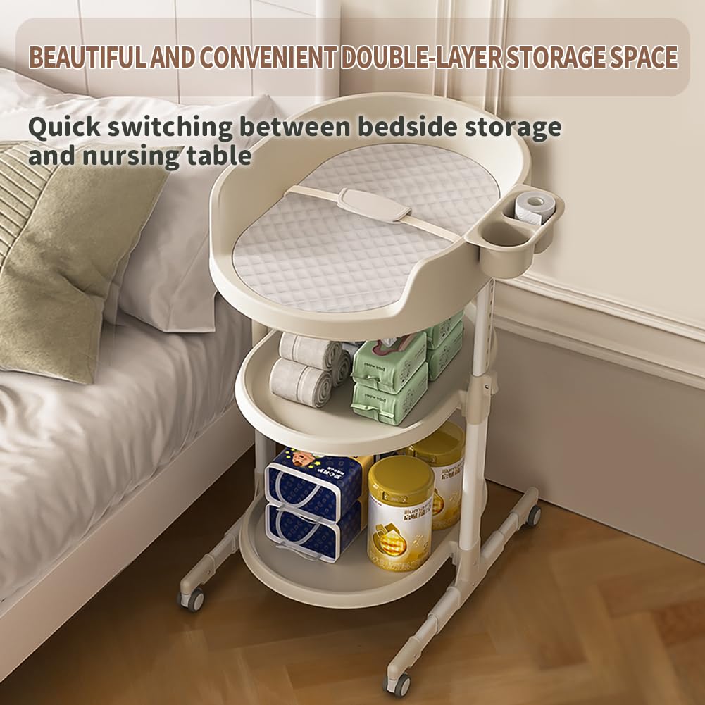Portable Baby Diaper Changing Station with Storage Drawers F983