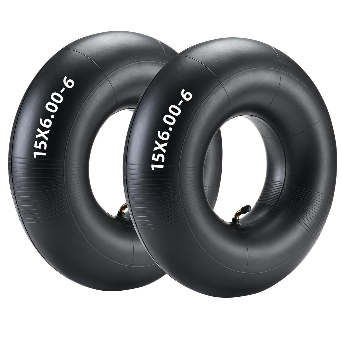 15x6.00-6 Inner Tubes 2-Pack TR-87 Bent Valve Stem I3081