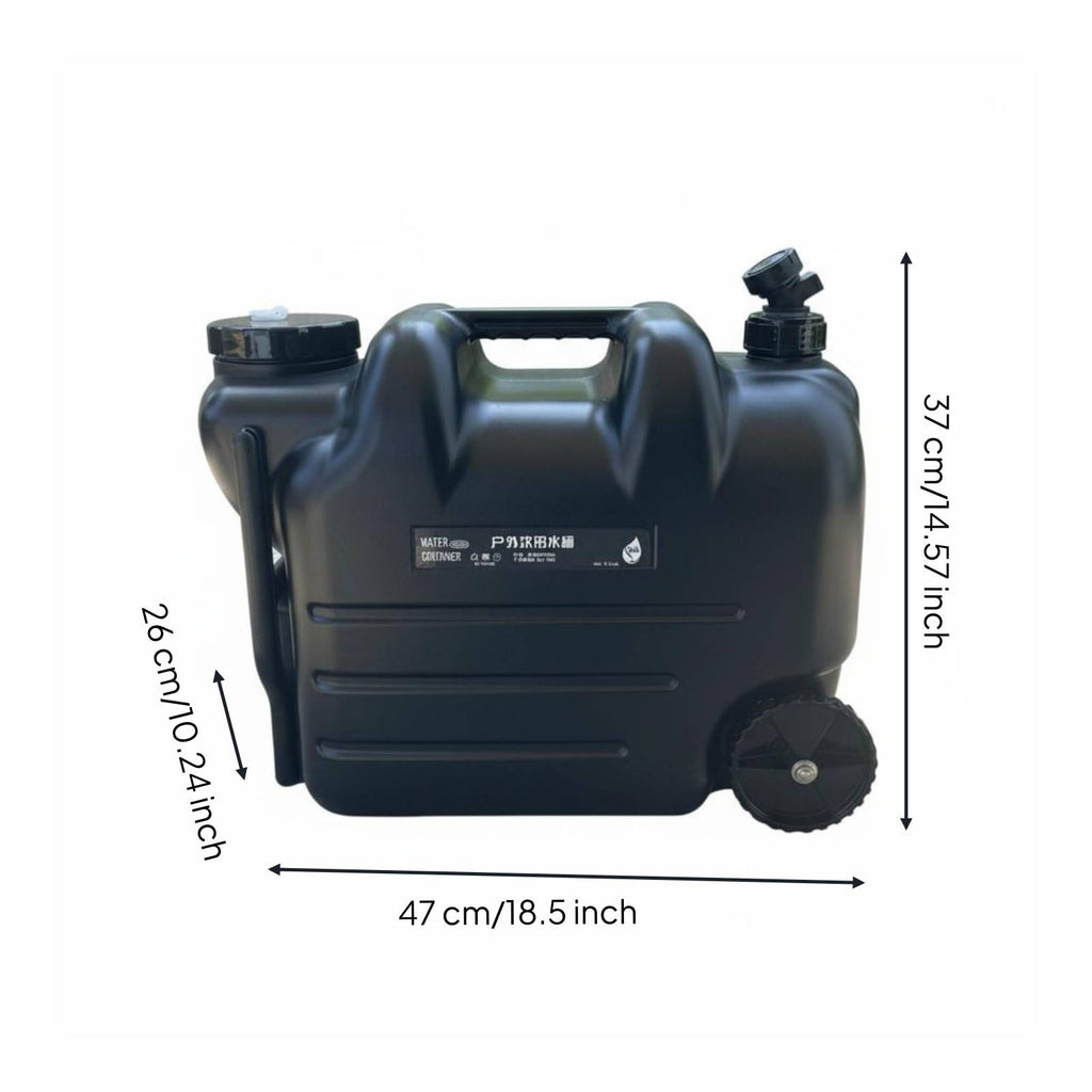 Portable Water Jug with Wheels and Built-In Tap K326495