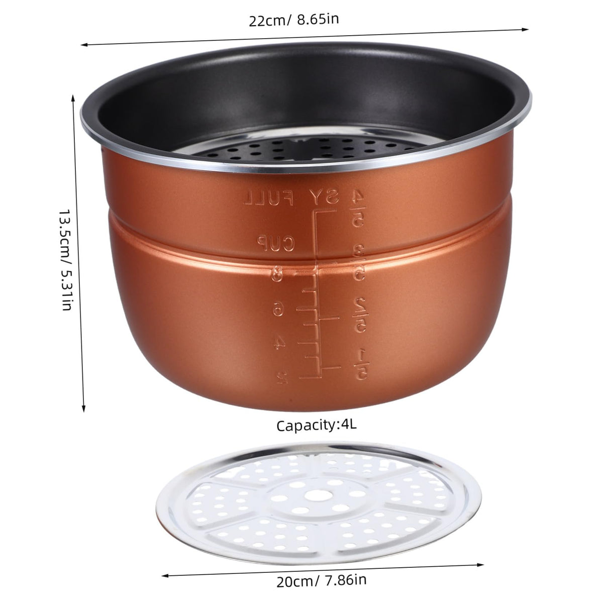 Aluminum Alloy Rice Cooker Inner Pot T577