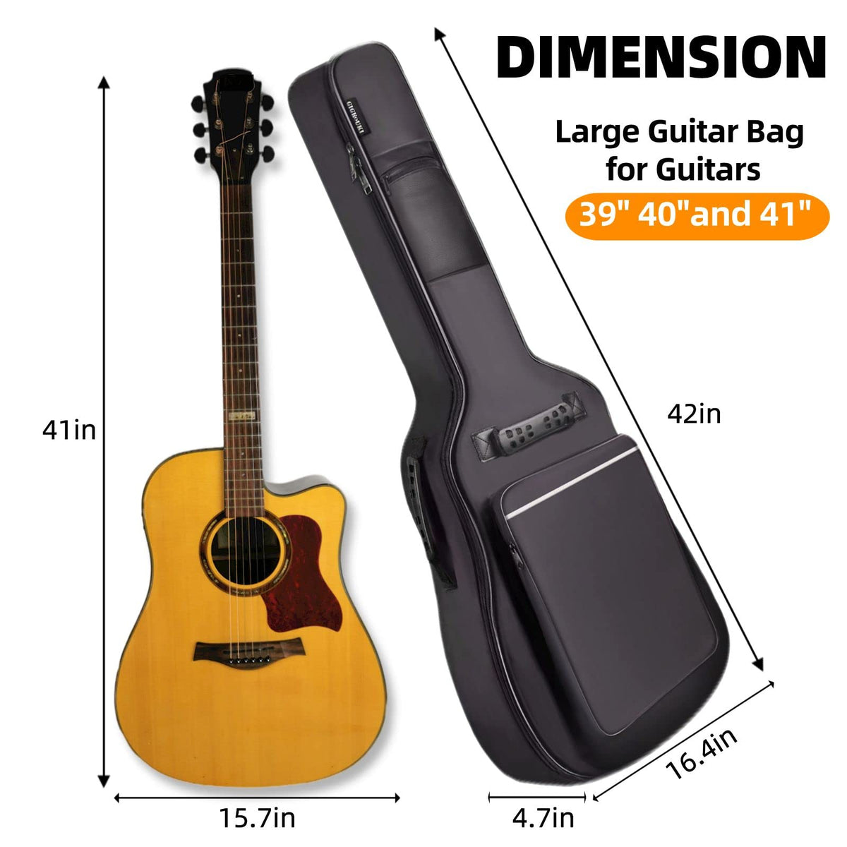 40/41" Acoustic Guitar Case U47329