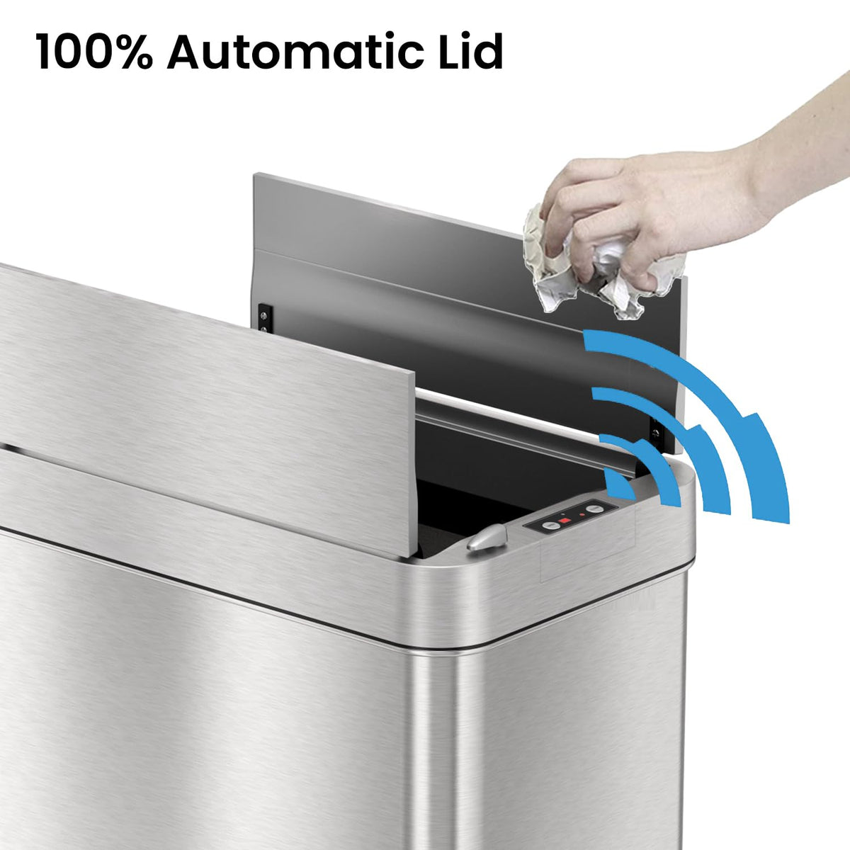 13 Gallon Sensor Kitchen Trash Can M875917