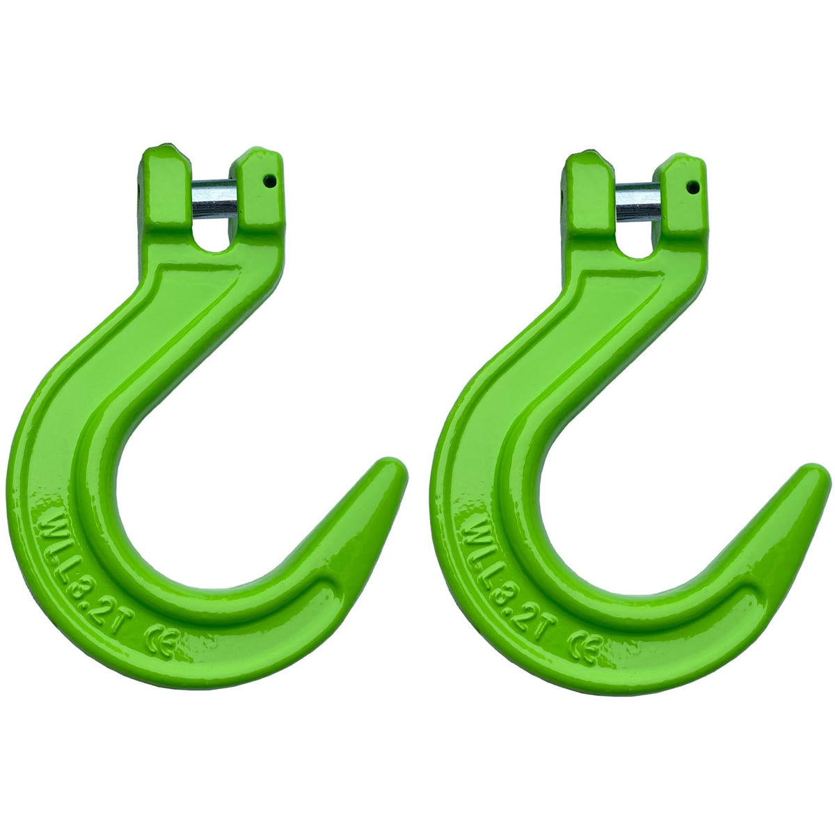 2 Pack 3/8" G80 Clevis Foundry Hook O633