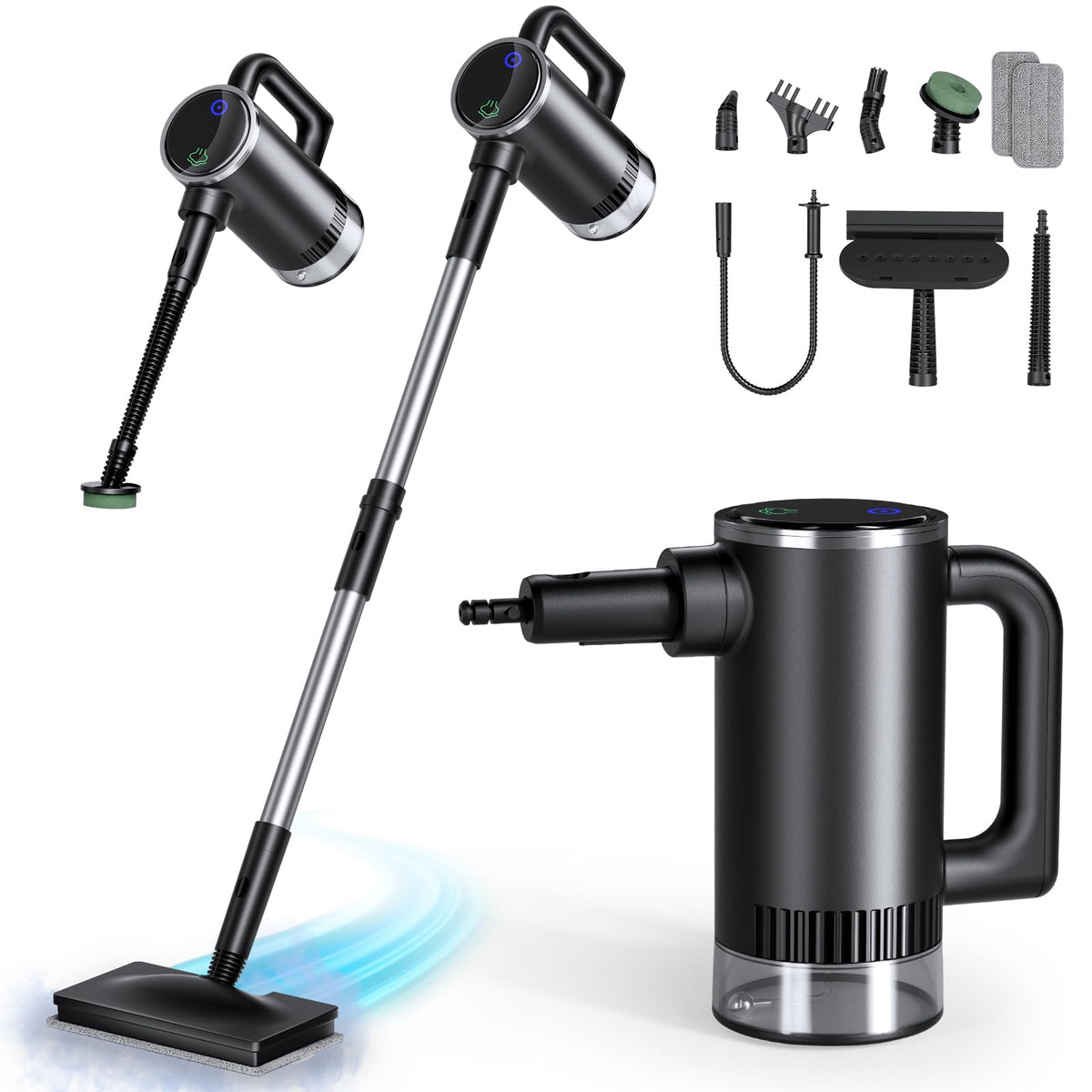 11-in-1 Detachable Handheld Steam Mop N13077
