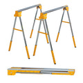 Adjustable Folding Steel Sawhorse 2 Pack V414