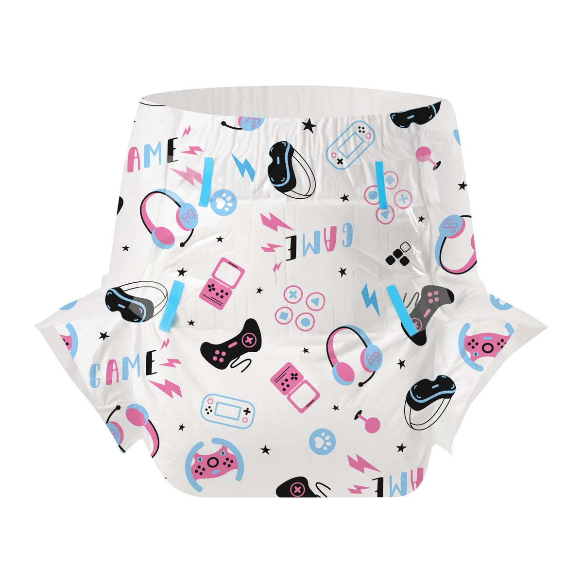 Adult Diapers 10 Pieces Disposable Incontinence Briefs with Tabs Medium 28"-38" P856
