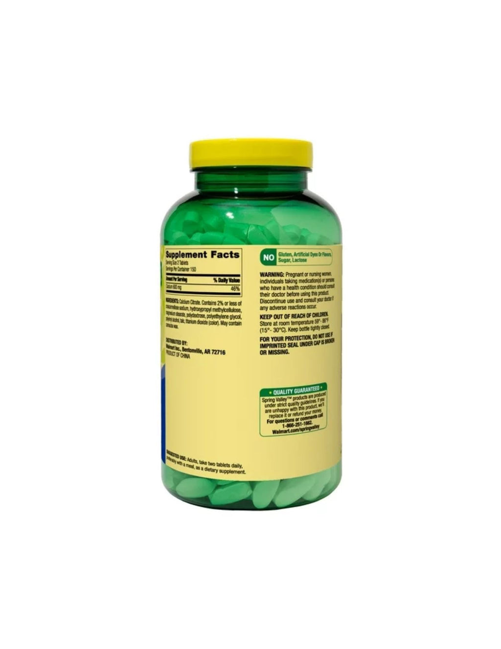 Calcium Citrate 600 mg 300 Tablets S78434