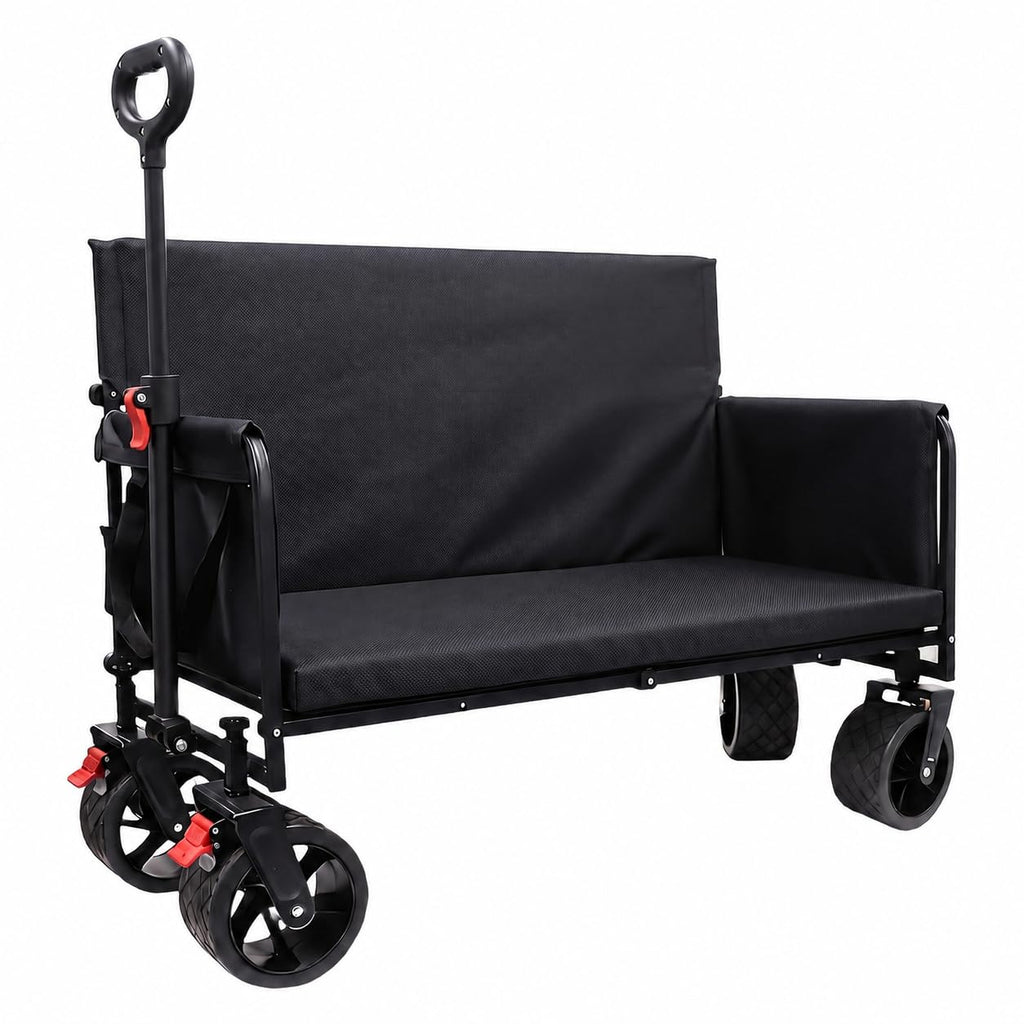 Collapsible Wagon Cart with Wheels 240L Capacity E653338