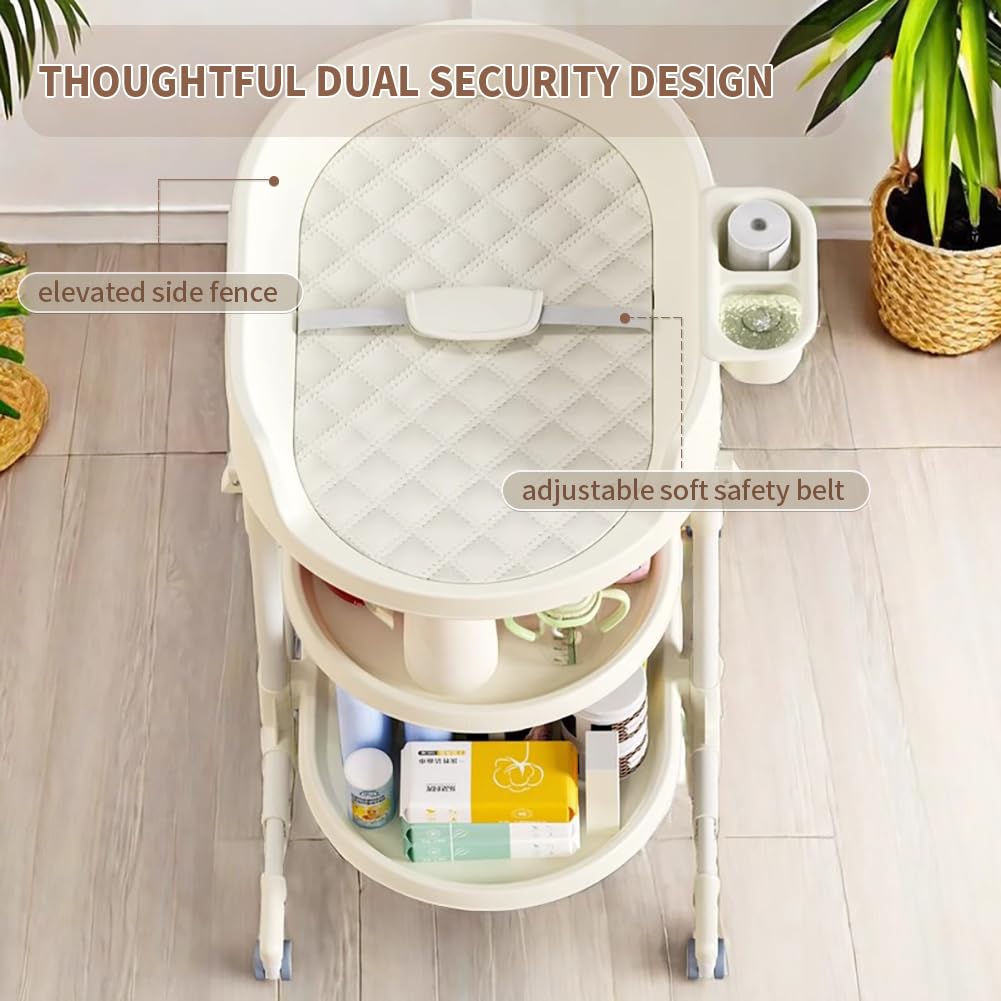 Portable Baby Diaper Changing Station with Storage Drawers F983