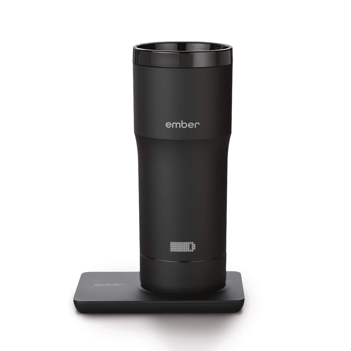 Black 12 Ounce Temperature Control Travel Mug C44428