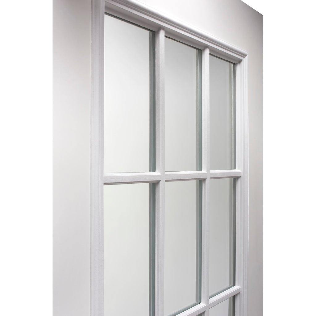 Primed Fiberglass 9 Lite Prehung Door 32" x 80" C28410