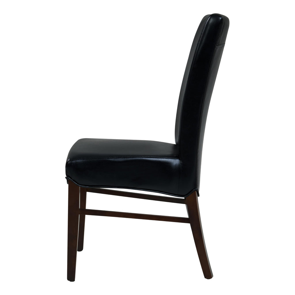 Bonded Leather Chair Set of 2 O800