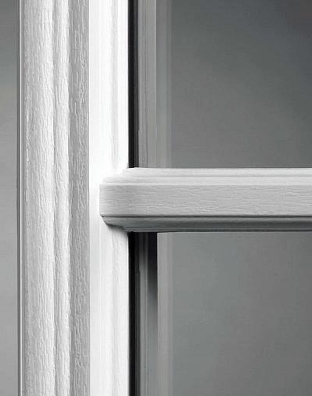 Primed Fiberglass 9 Lite Prehung Door 32" x 80" C28410