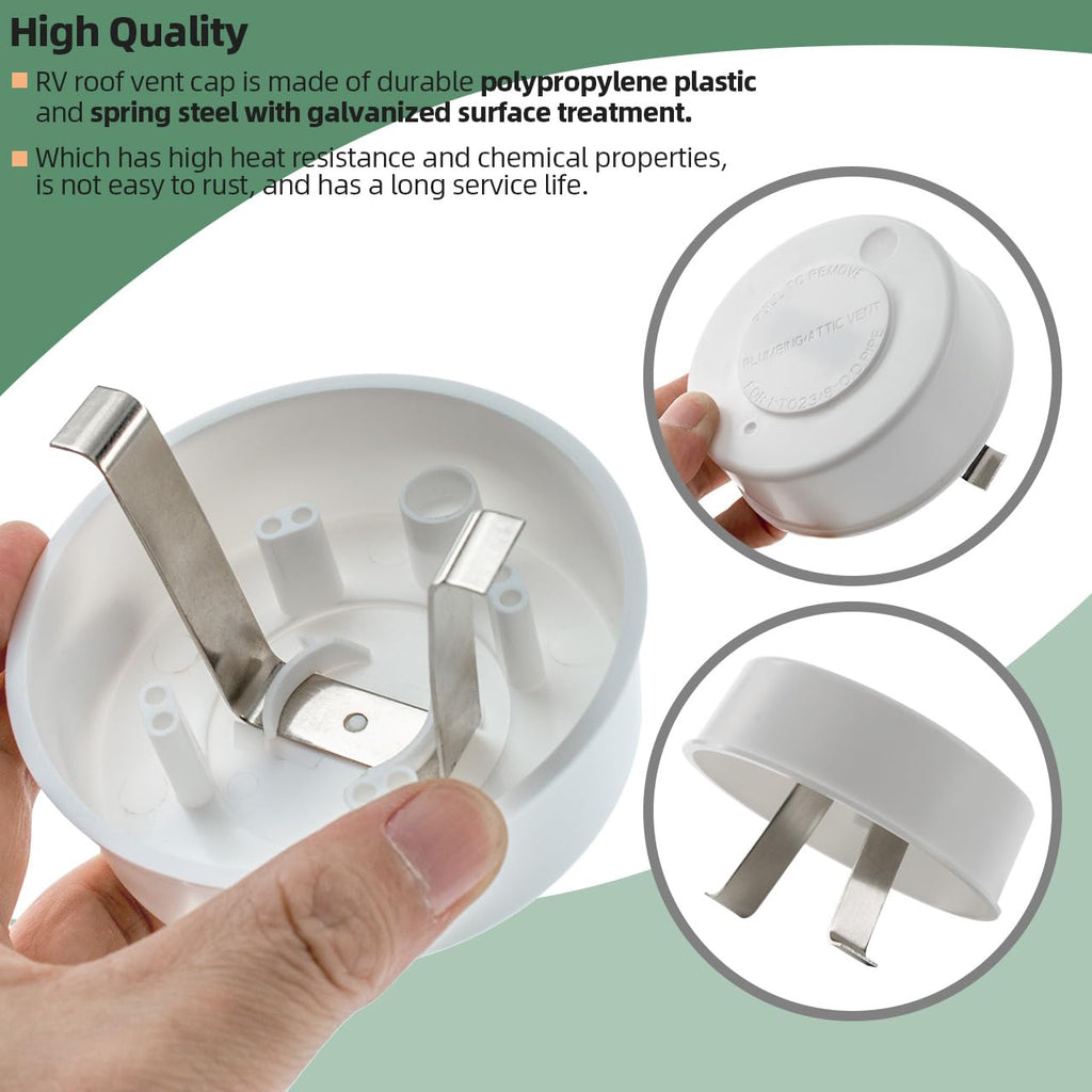 2 Pcs RV Roof Vent Cap U5633