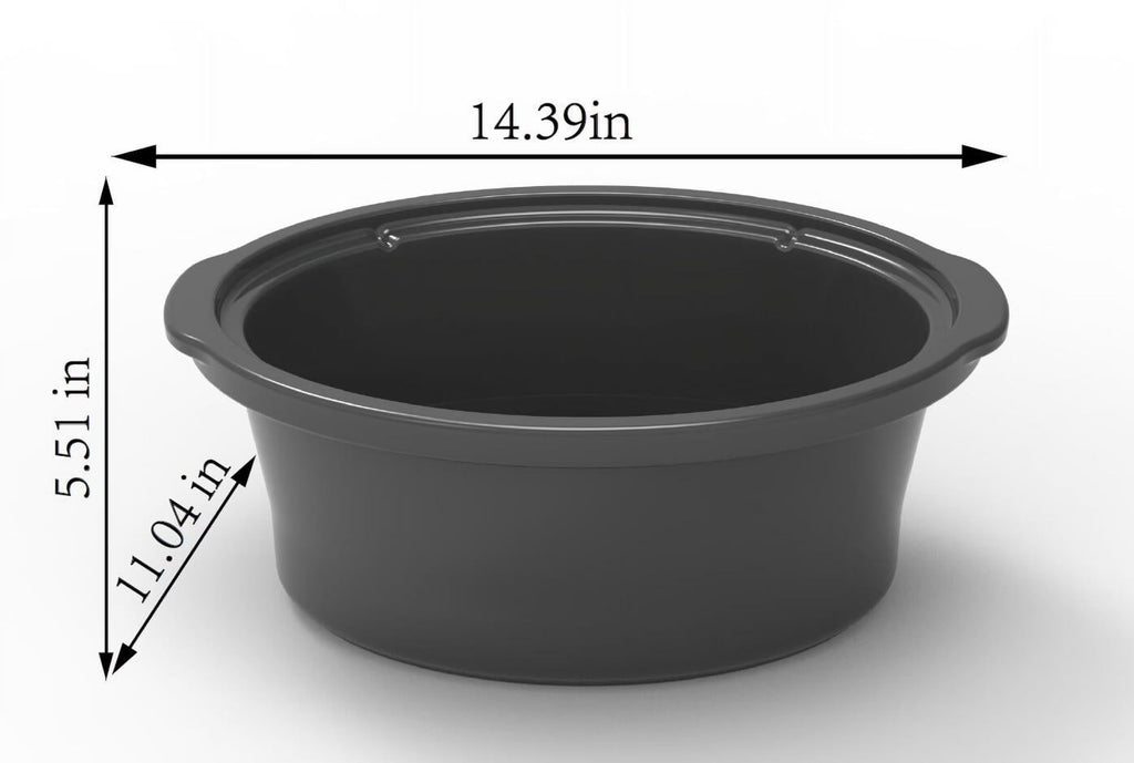 6 Quart Stainless Steel Slow Cooker L1320