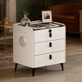 Wireless Charging Nightstand with Fingerprint Lock E141