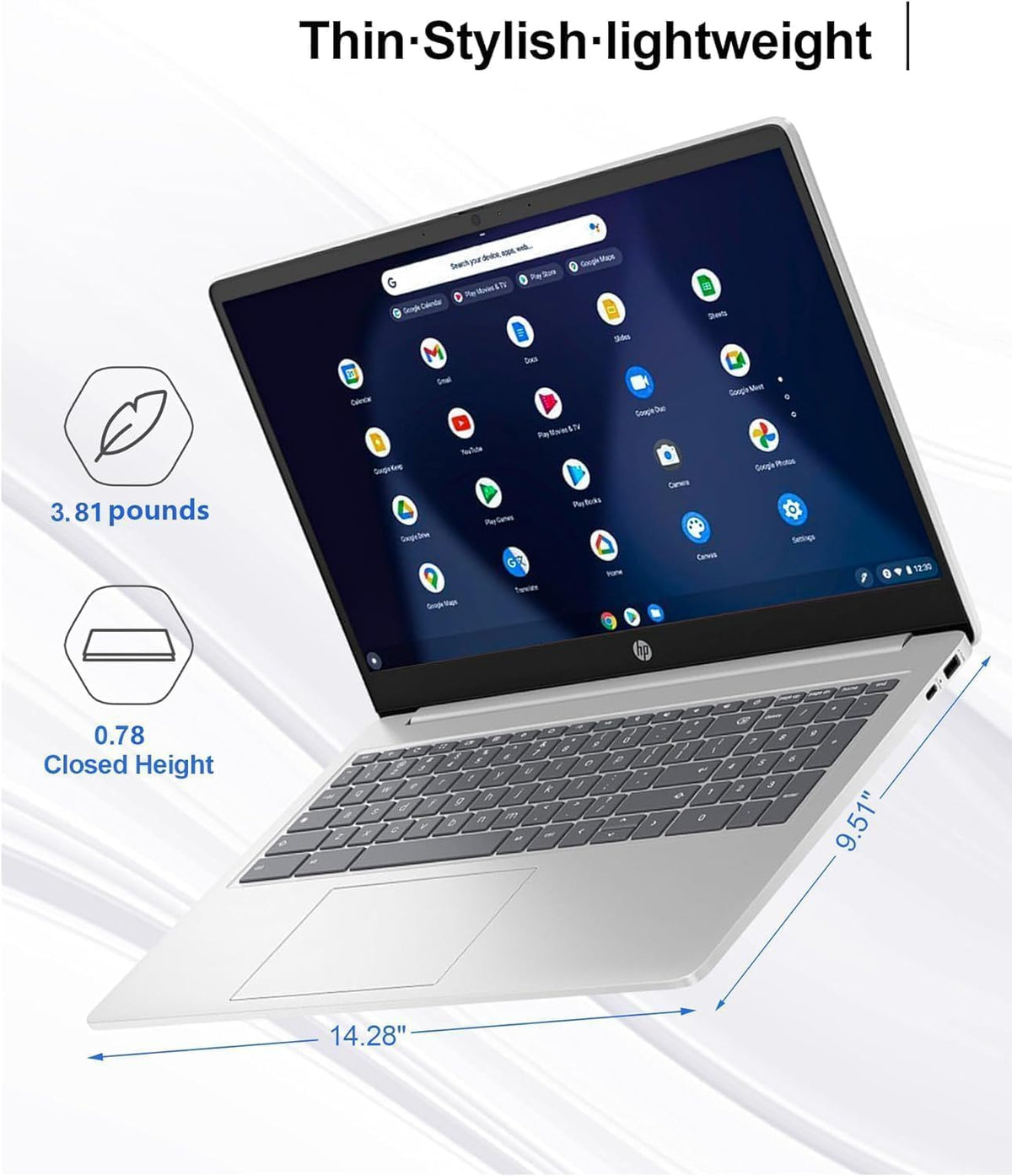 15.6in Silver Chromebook J109761