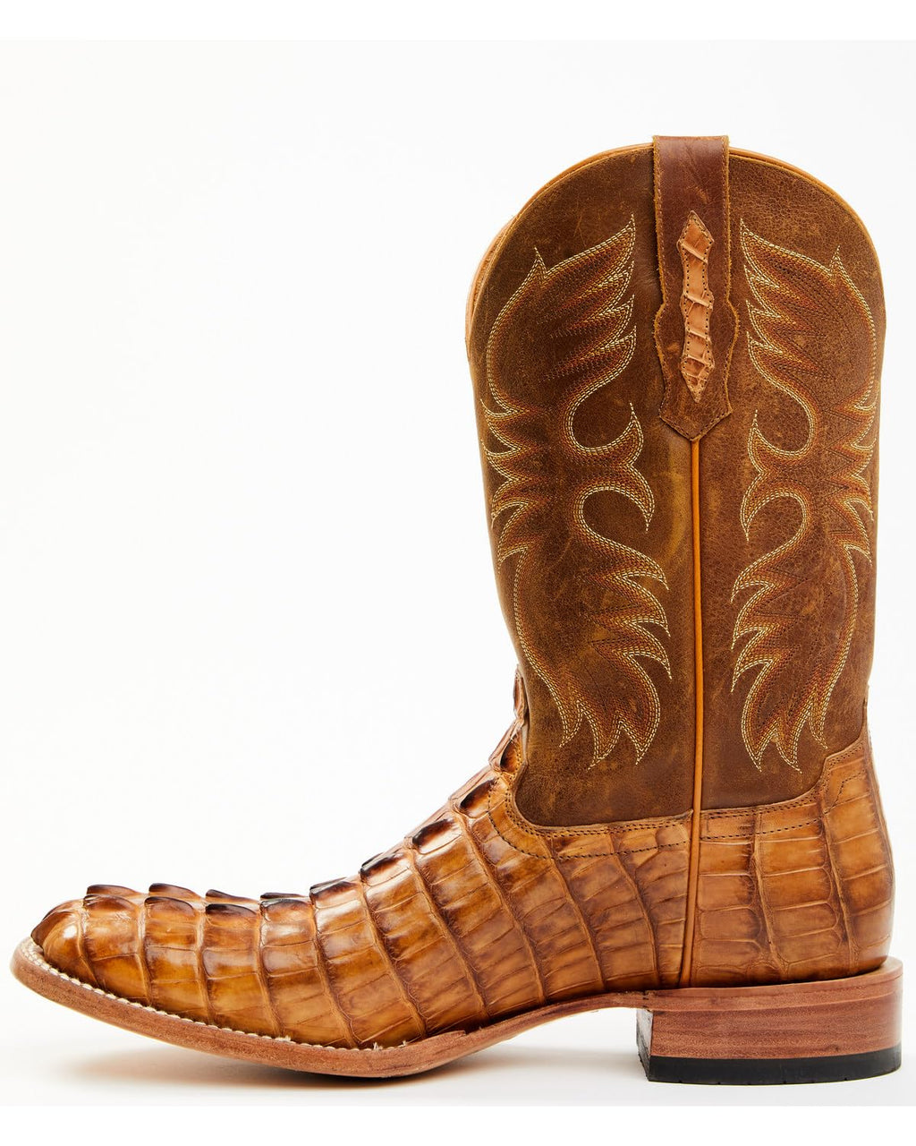 Caiman Cognac Western Boot T359426