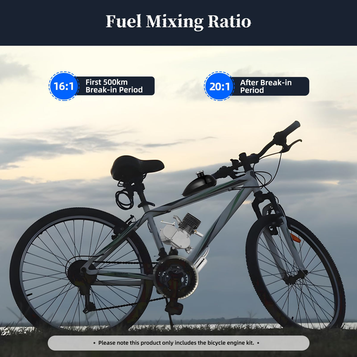 100cc 2 Stroke Air Cooling Bicycle Engine Kit B603