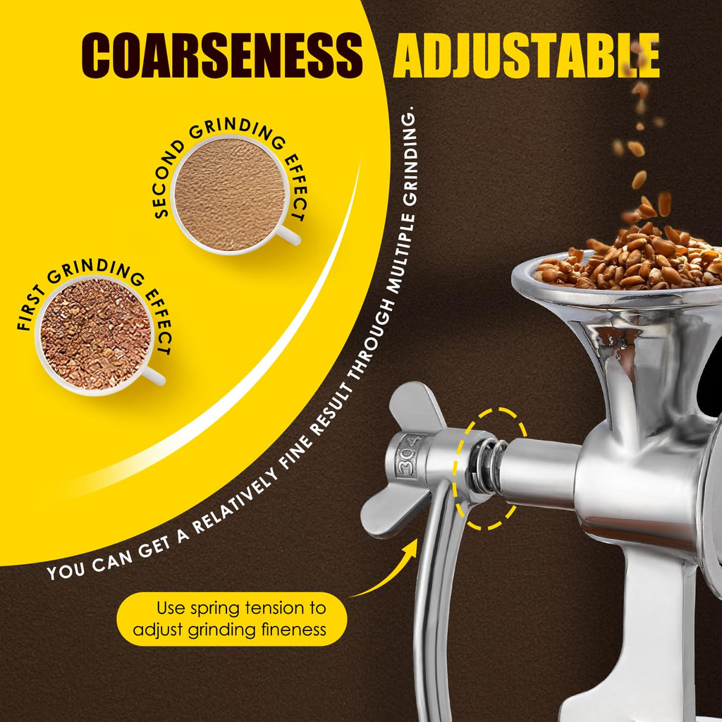Manual Stainless Steel Grain Mill A7113