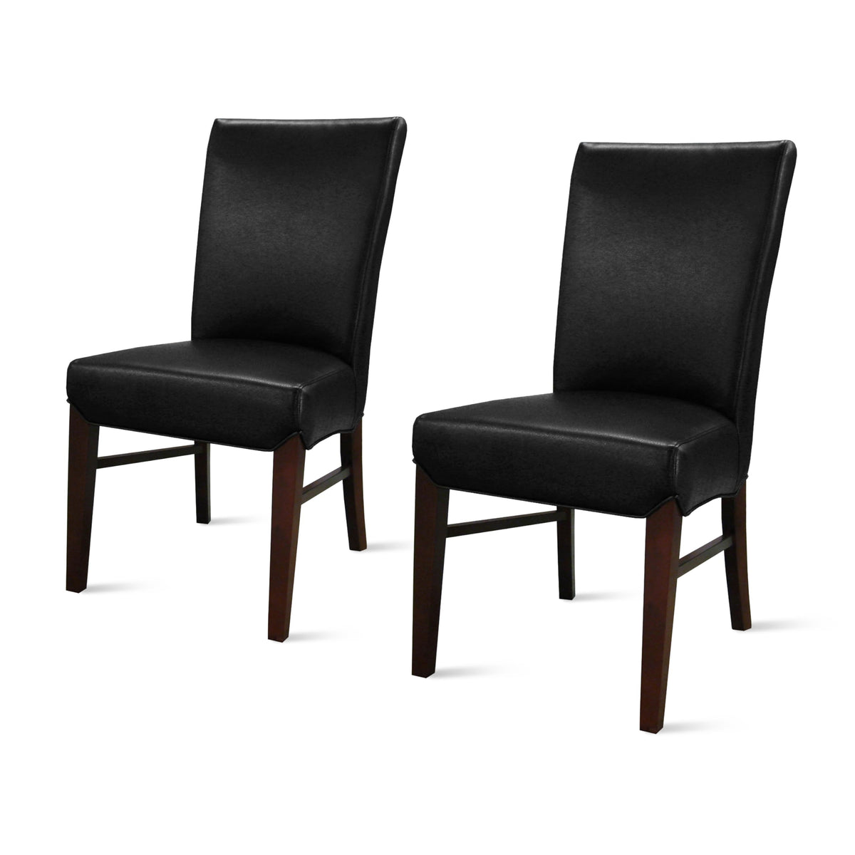 Bonded Leather Chair Set of 2 O800