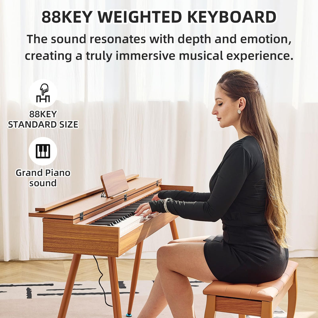 88 Key Hammer-Action Weighted Digital Piano L1111