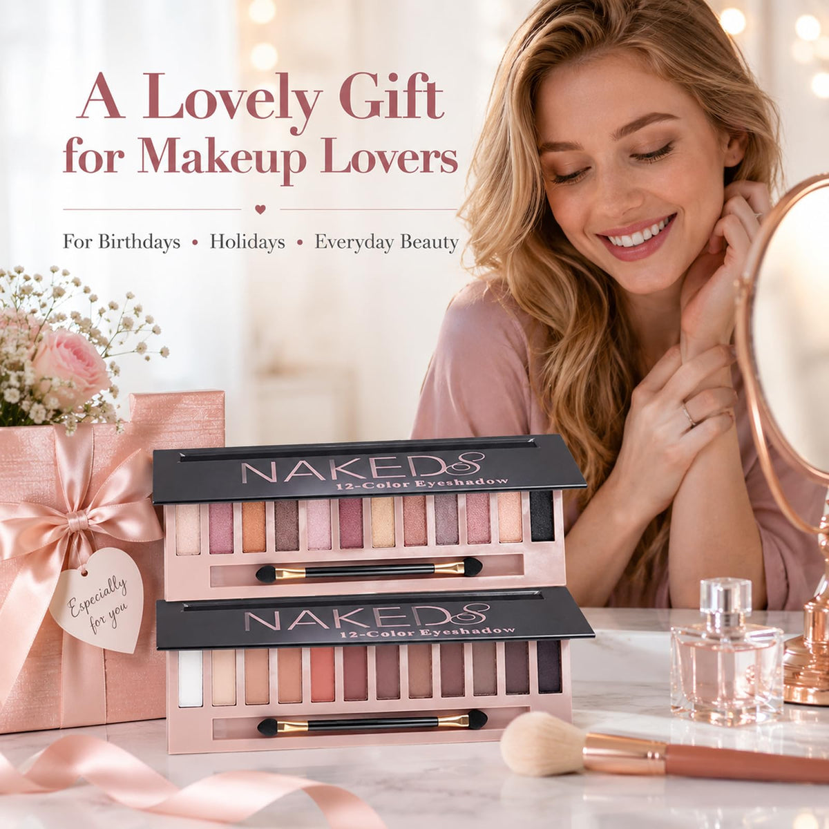 2 Pack Shimmer & Matte Eyeshadow Palette W506283