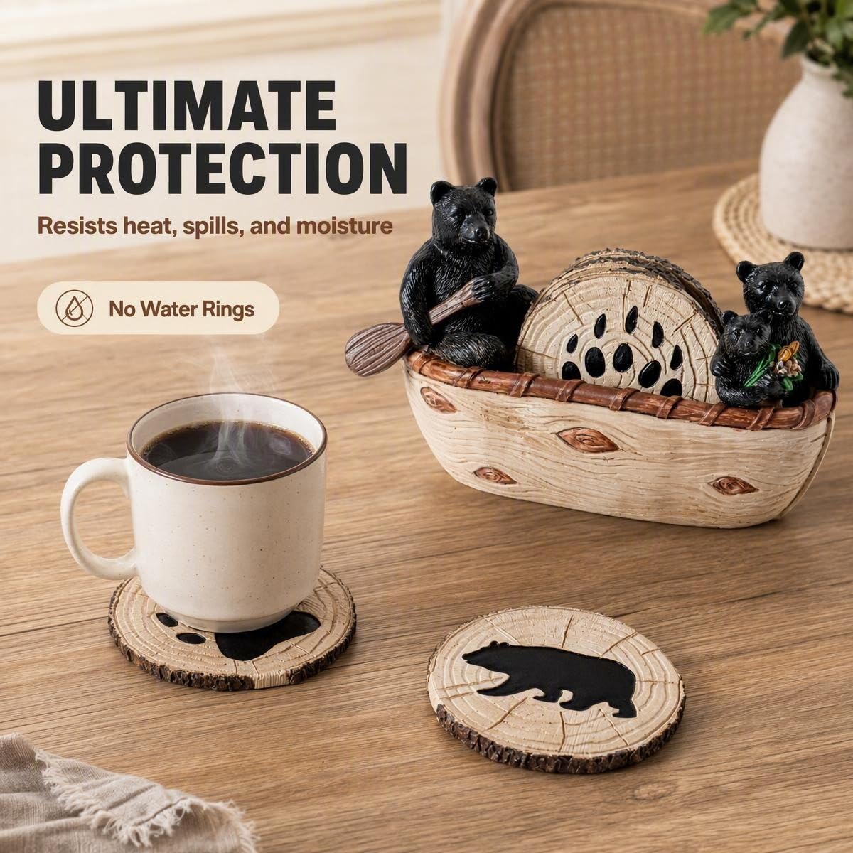 6 Pcs Coasters Set E3604