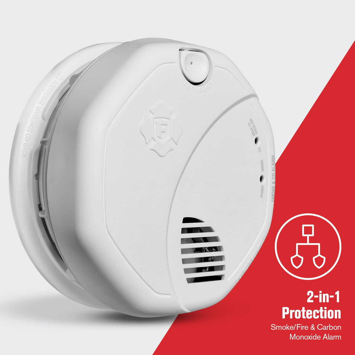 10-Year Battery Combination Smoke & Carbon Monoxide Alarm I692