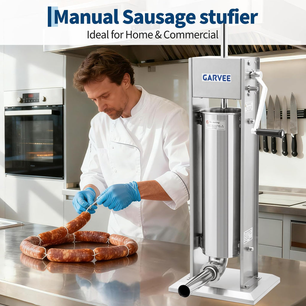 304 Stainless Steel Manual Vertical Sausage Stuffer G7953