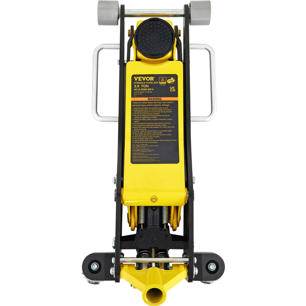 3 Ton Low Profile Aluminum Steel Floor Jack Q980669