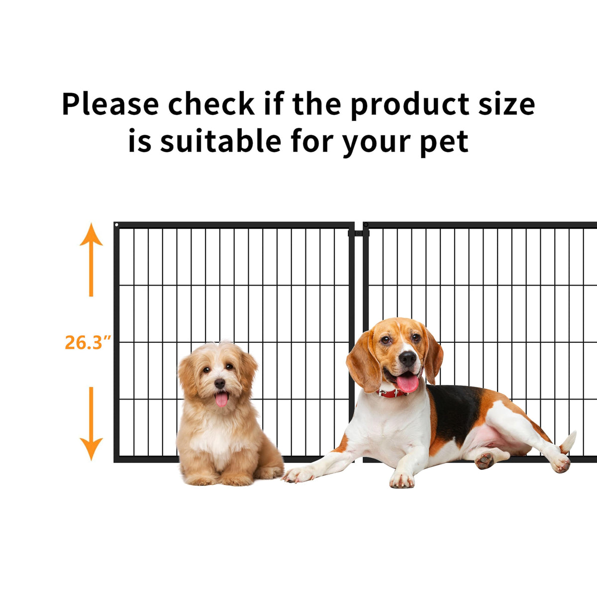 48 Inch Black Metal Dog Crate with Removable Top Cover N36165