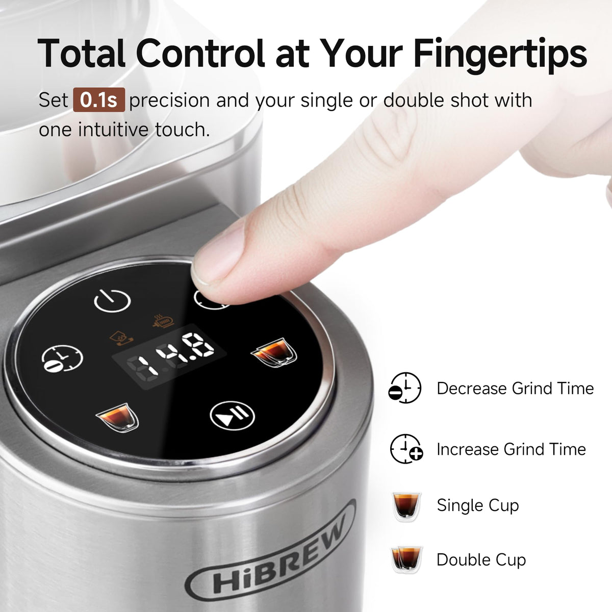 Electric Coffee Grinder with 48 Grind Settings Y18871