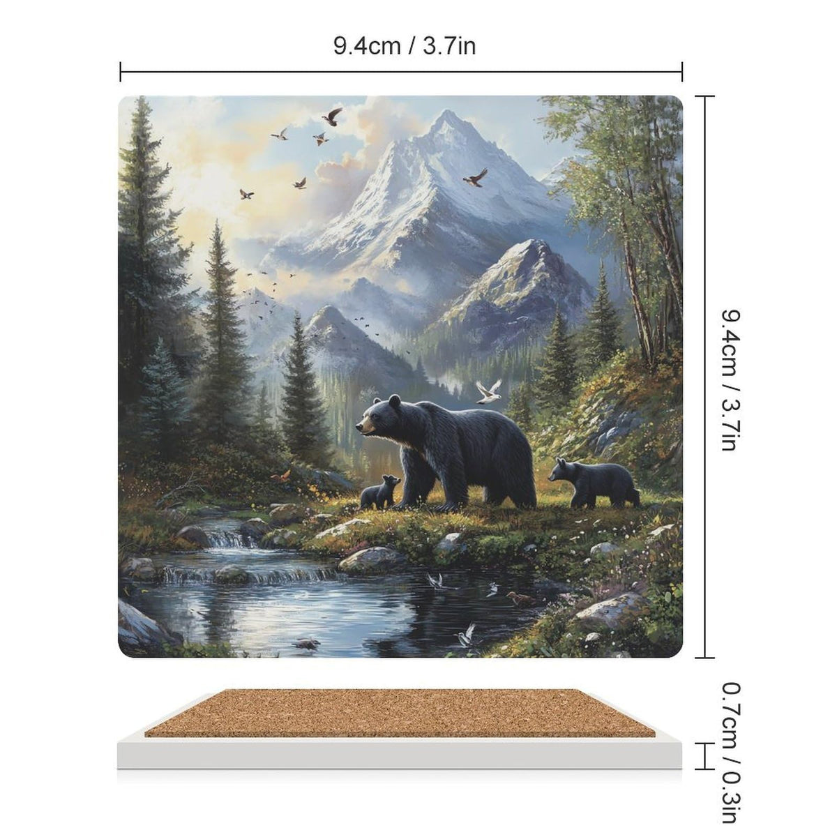 Ceramic Coasters Set Q171402